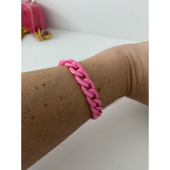 pink chain bracelet - Picture 1 of 4